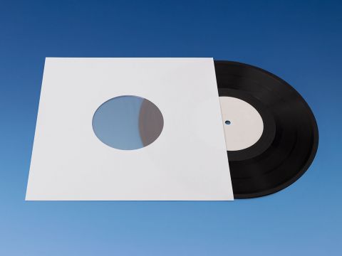 10” Inner Sleeves - Paper, White Polylined
