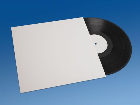 12" record sleeves, white uncoated