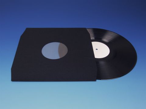 12” Inner Sleeves - Polylined Black