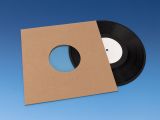 10” Kraft Cardboard Jackets - With Holes
