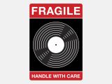 Vinyl Shipment Stickers - Handle With Care